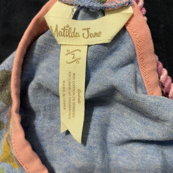 Matilda Jane Adventure Begins Floral Twister Tank Size 2 - Picture 5 of 5